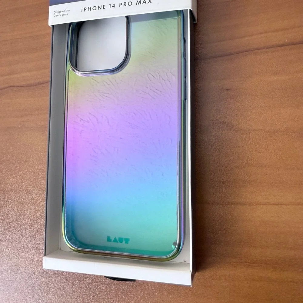 LAUT HOLO Midnight Iridescent Case for‎ iPhone 14 Pro Max 10ft Drop Tested NEW